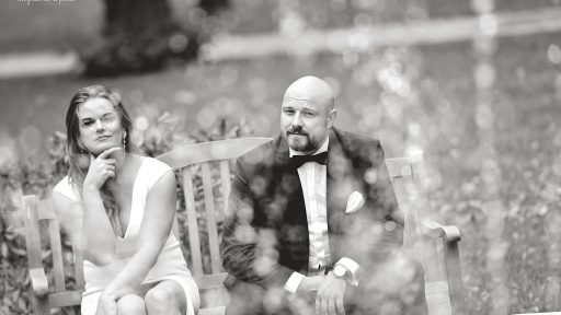 sesja plenerowa Młodej Pary w parku Villi Antonius