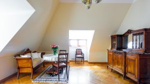 Stylowe urządzenie i odrestaurowane z wielką dbałością wnętrze