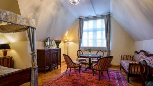 widok stylowego wnętrza na wynajem